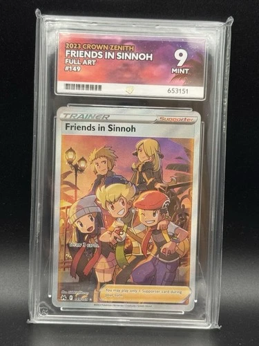 Pokemon TCG Card Friends in Sinnoh 149/159 Crown Zenith Full Art - ACE 9
