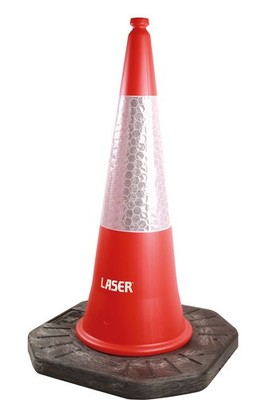 Laser Tools Schwerlast Verkehrsleitkegel 1000mm Zweiteilig 6kg 9014