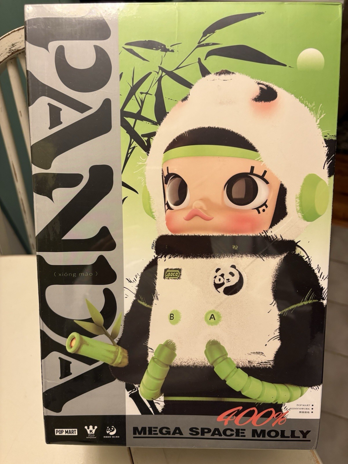 MEGA SPACE MOLLY 400% PANDA Popmart US AUTHENTIC