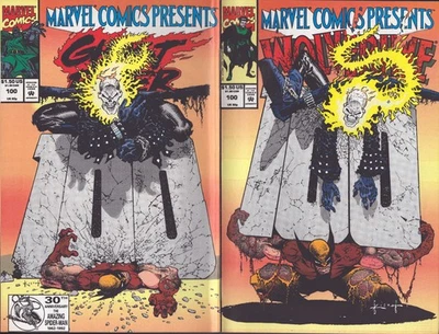Marvel Comics Presents 100 (Marvel 1992) Wolverine / Ghost Rider / Nightmare - Bild 1 von 4