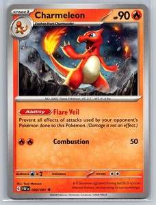 Charmeleon 008/091 Paldean Fates Uncommon