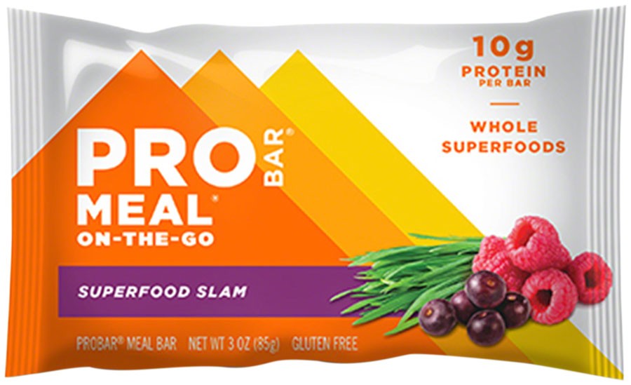 Батончики ProBar Superfood Slam, заменяющие органическую сырую муку, с фруктовой начинкой