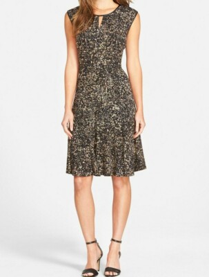 nic and zoe fit and flare dress Nic+Zoe Starling Women's Dress Multi : MD (US 8-10)