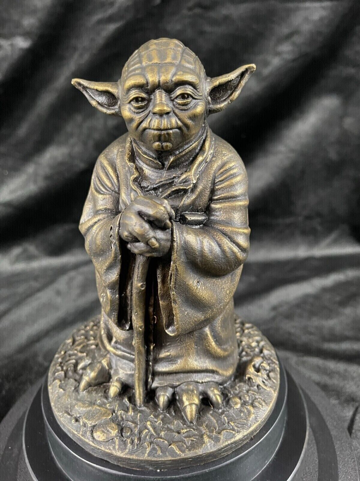 Gentle Giant STAR WARS BRONZE YODA STATUE FIGURE BUST LUCASFILM LAWRENCE NOBLE!