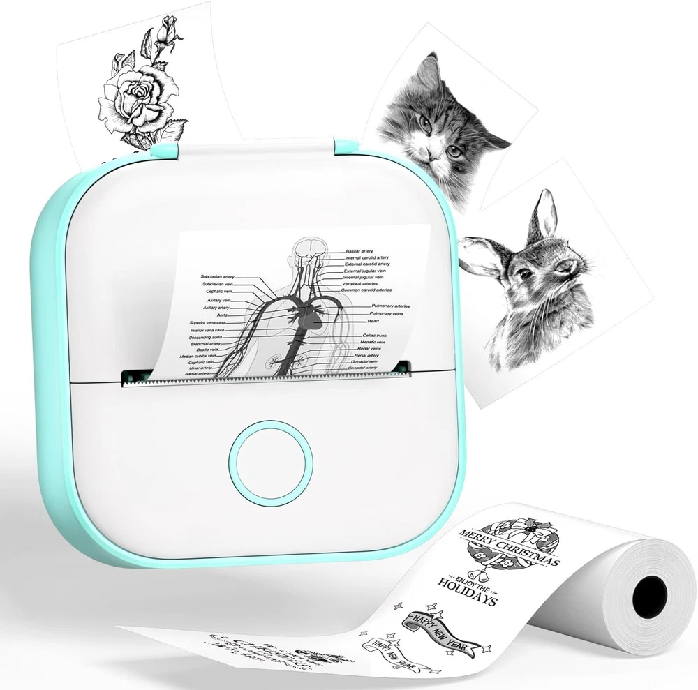 Phomemo T02 Mini Wireless Pocket Thermal Photo Printer Fast Shipping US