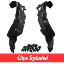 Front Fender Liner Set w/ Clips For 1998-2002 Toyota Corolla TO1247103 TO1246103