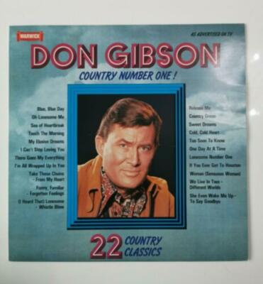 Country Number One! Don Gibson Records 1980 Free UK P&P Top-quality