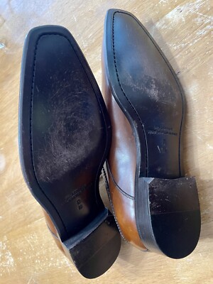 Zelli Mario Italian Calf Split Toe Lace Up Brown Mens 9 Medium 9M Shoes Zelli Mario Italian Calf Split Toe Lace Up Brown Mens 9  main image 4
