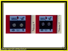 Vintage Harley Davidson Traditional Post Earrings-Gold or Silver H106G/S-PE