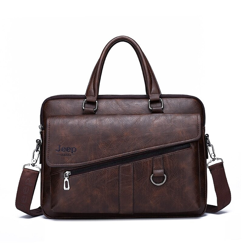 GBNYTT Mallette pour Homme Men Briefcase Split Leather Laptop
