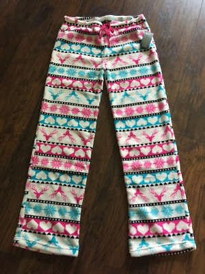 Just Love Women's Plush Pajama Pants Size Large NWT E7