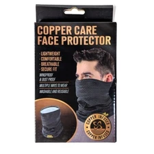 Copper Care Face Protector, Copper Infused, Washable, Reusable, Outdoor Sports
