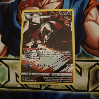 Thievul GG17/GG70 Full Art NM/M Crown Zenith Pokemon Card | eBay