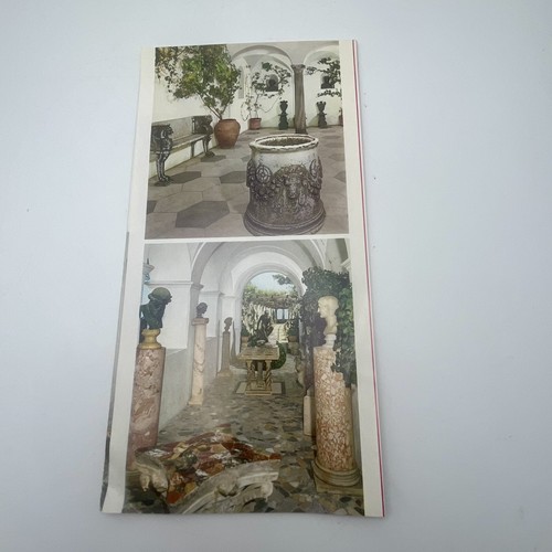 1960s Anacapri Italy Axel Munthe Villa San Michele Travel Advertising Brochure - Picture 4 of 15