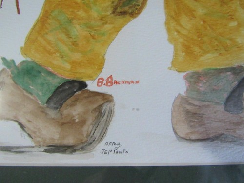 Holly Berries For Sale Original Watercolor by Bob Bachman Signed 13" by 17" - Picture 3 of 5