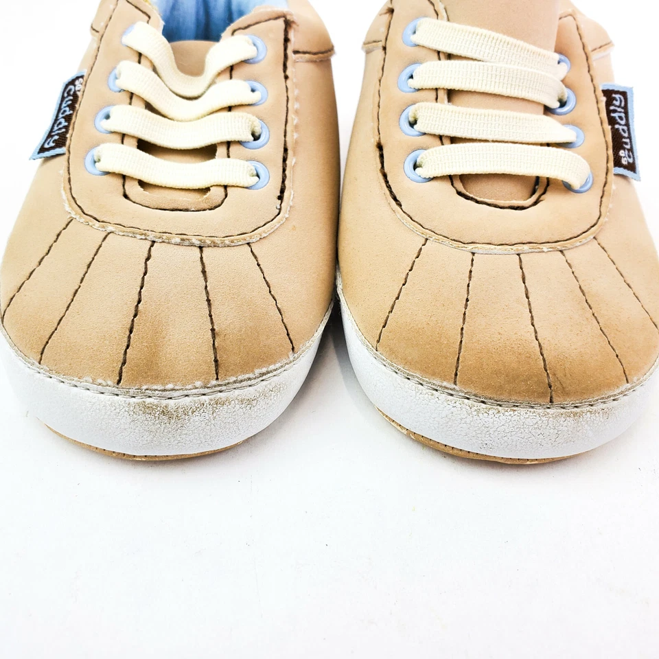 Carters Child of Mine Infant Boy Soft Sole Sneakers Size 6-9m Shoes Lot of 2 - Image 3 of 4