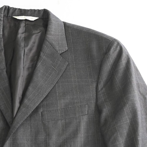 Samuelsohn 42R 36x32 Brown Glenn Check Super 130s Wool Gable Mens Suit - Picture 3 of 12