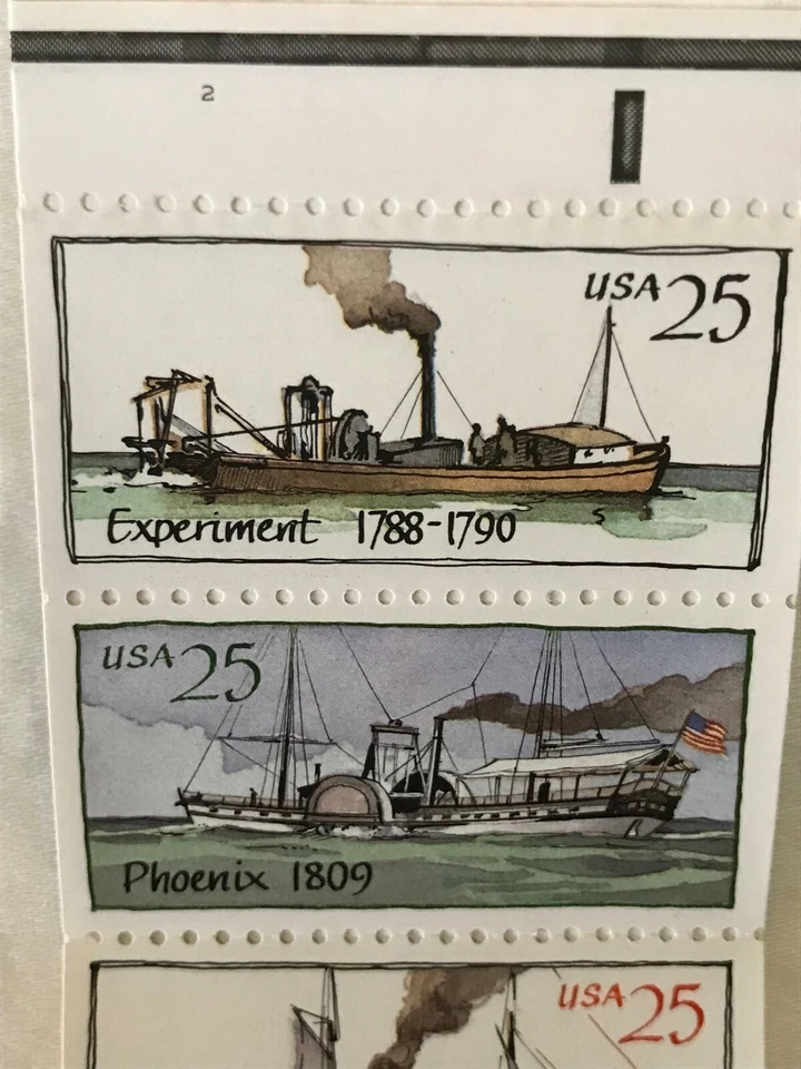 SCOTT #BK166 STEAMBOATS COMPLETE BOOKLET 4 PANES OF 5 STAMPS (#2405-09) MNH - Image 3 of 4