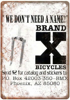 Panneau Métal Vintage BMX – Ironhorse 1995 – Reproduction Plaque Décorative B1139
