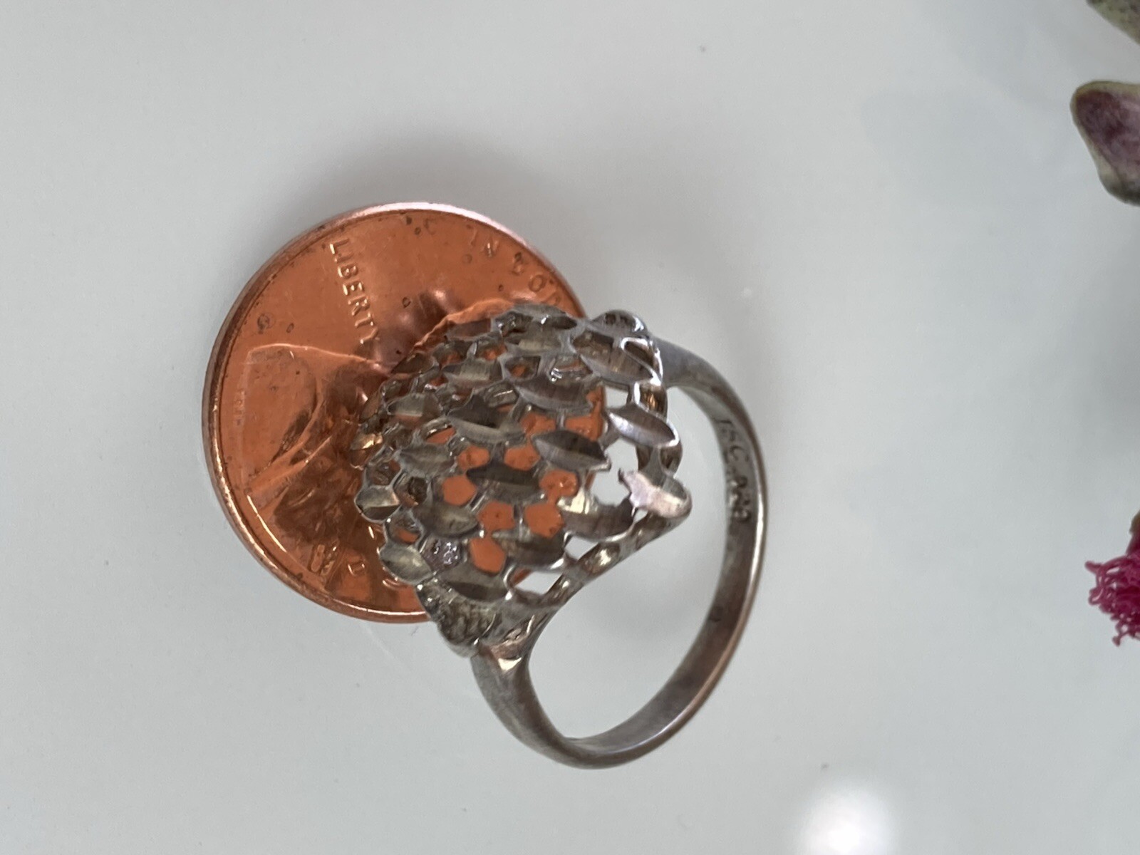 Sterling 925 Solid Silver Microplane Ring 6 Size … - image 14