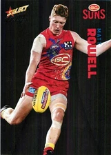 2022 GOLD COAST SUNS AFL Card MATT ROWELL Footy Stars Prestige