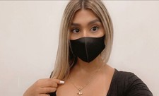 Pack of 2 Face Mask Fashion Face Mask Washable Reusable Unisex Adult Black