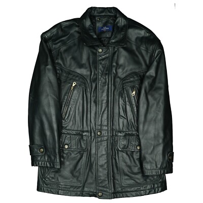 herren leder mantel