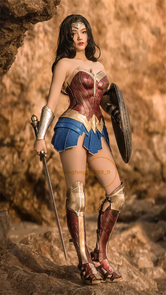 Tuta cosplay Justice League Wonder Woman Diana Prince oggetti di scena  costume d