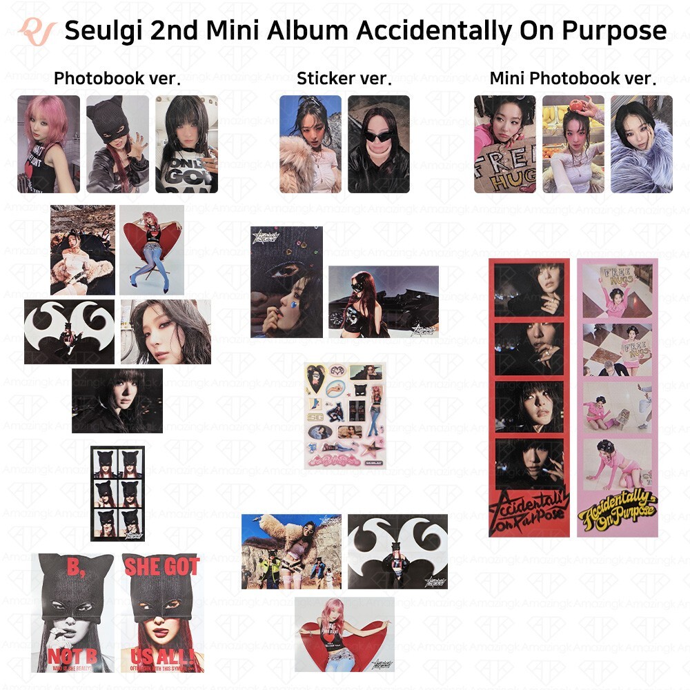 Seulgi 2nd Mini Album Accidentally On Purpose Official Photocard