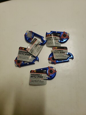 Lot Of 5 Performance Tool 20218 Carabiner & Bottle Opener