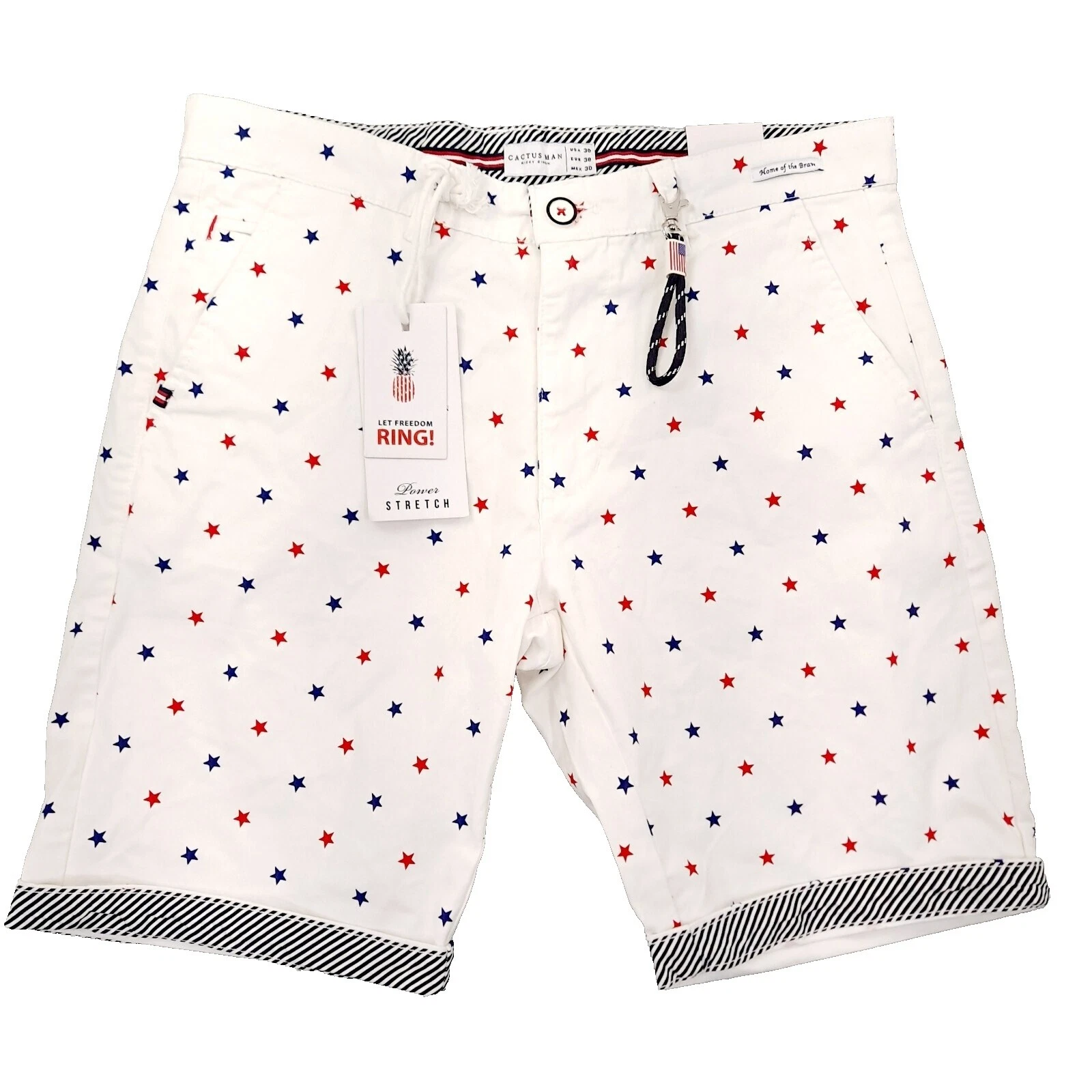 White Cactus Regular Size Clothing for Men