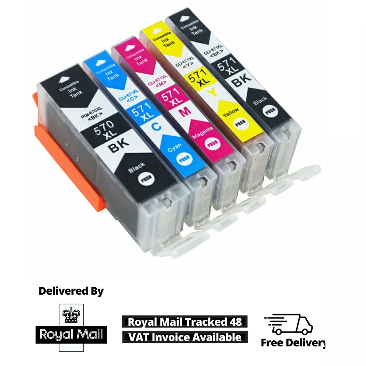 2 Cartucce Inchiostro Nero Compatibili PGI-225 Per Stampanti Canon Pixma 139501 - Foto 7