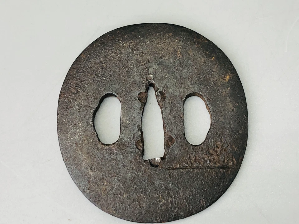 Y6335 TSUBA меч Guard инкрустация Японии самурай катана koshirae edo старинный винтажный - Изображение 2 из 4