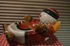 Debbie Mumm Snow Angel Village Christmas Snack Nibbler Bowl Sakura — photo 5