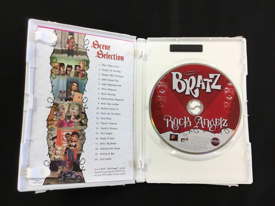 Bratz Rock Angelz DVD 2005 (Tia Mowry Soleil Moon Frye Kaley Cuoco