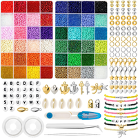 16.000 Bunte Glasperlen & 300 Buchstabenperlen FüR Diy Schmuckprojekte.
