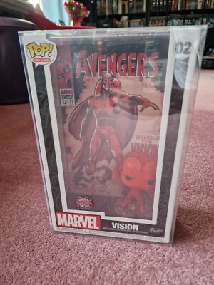 Funko Pop Comic Book Cover - Marvel - Vision - Sealed