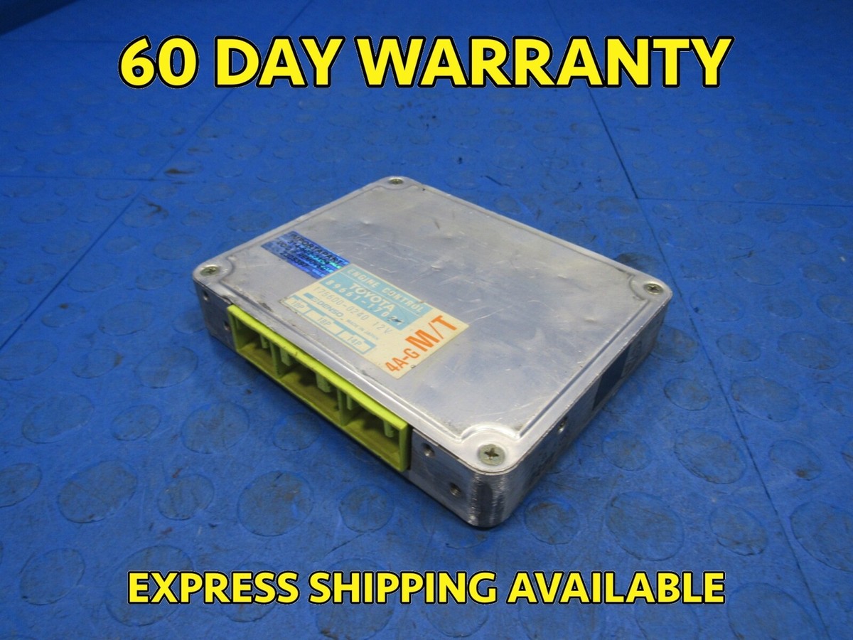87 Toyota MR2 AW11 1.6L 4A-GE MT ECU ECM PCM Engine Computer 89661 