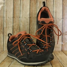 Hanwag Makra Low Hexa4Grip Approach Hiking Shoe Womens 7.5 Asphalt Orange