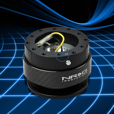 NRG STEERING WHEEL 6BOLT HUB GEN 2.0 QUICK RELEASE ADAPTOR KIT REAL CARBON FIBER