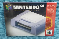 New and Factory Sealed: NINTENDO 64 CONTROLLER PAK -  AUTHENTIC H-SEAM SEAL
