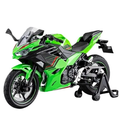 MARKENLOS 19cm 1/12 für Kawasaki Ninja 400 Motorrad Fertige Legierung+PC Modell Dekoration