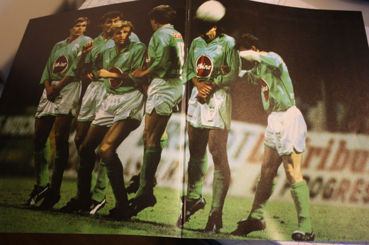 football photo carte équipe Asse St Etienne championnat de France 1949