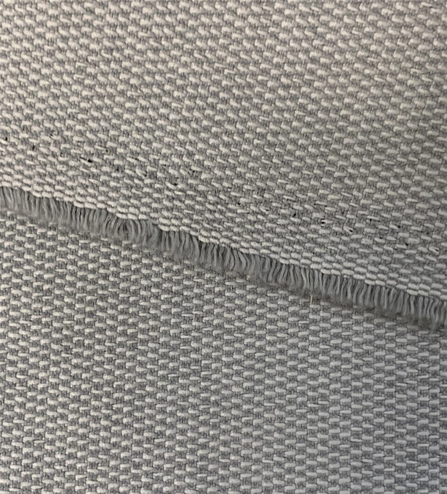 Nuevo de Lote Antiguo Knoll/Maharam Tela Textil Mensajero/Oyster 6 Yardas 54" Ancho Gris/Blanco Foto 3 de 4