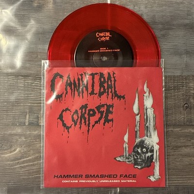 Cannibal Corpse Hammer Smashed Face Death Metal Vinyl 7'' 1993 Metal Blade RARE! 