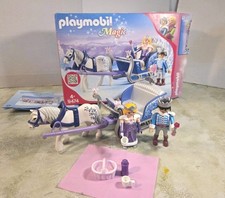 %% Playmobil Magic 9474 Ritter Köning & Königin Pferdeschlitten in OVP