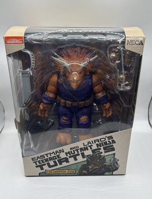 NECA 2022 TEENAGE MUTANT NINJA TURTLES EASTMAN & LAIRDS TRICERTON ZOG FIGURE NEW