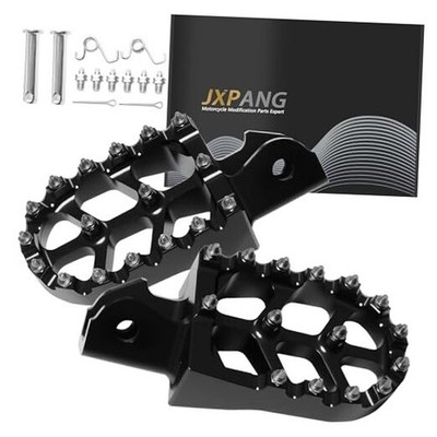 Upgraded Electric Dirt Bike Foot Pegs, Anti-Slip CNC Pedals Rests For Black