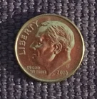 2016 D Roosevelt dime, actual nice coin in picture, free S/H