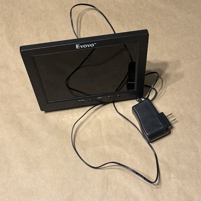 Eyoyo S801H HD 8'' TFT LCD CCTV Monitor Display - Black Used